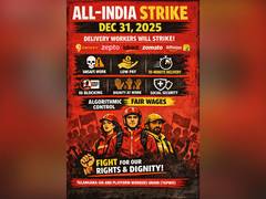 
      
      Telengana: Gig workers to go on nationwide strike on Dec 31 over
      
      