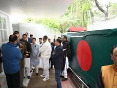 
      
      Former Bangladesh PM Khaleda Zia’s family pay their last respects
      
      