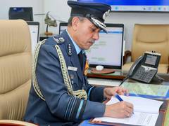 
      
      Vice Chief of Air Staff Air Marshal Narmdeshwar Tiwari retires
      
      