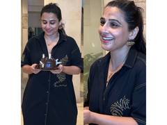 
      
      Vidya Balan celebrates birthday in warm moment with paparazzi
      
      