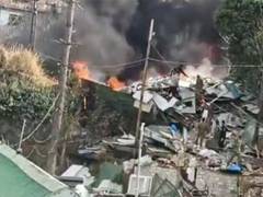 
      
      Uttarakhand: Fire erupts at store in Army Camp
      
      