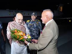 
      
      Amit Shah arrives in Andaman and Nicobar for two-day visit
      
      