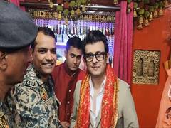 
      
      Sonu Nigam visits Shri Tanot Mata Temple in Jaisalmer with family
      
      
