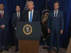 
      
      “Settled eight and one-quarter wars”: Trump
      
      