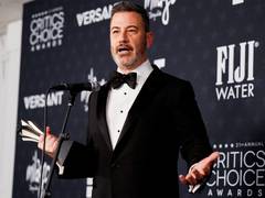 
      
      Jimmy Kimmel wins Best Talk Show at Critics Choice Awards
      
      