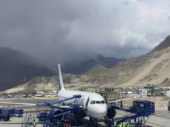 
      
      Flights to Leh temporarily halted due to snowfall
      
      