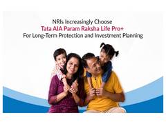
      
      Tata AIA Param Raksha Life Pro+ emerges as a preferred choice
      
      