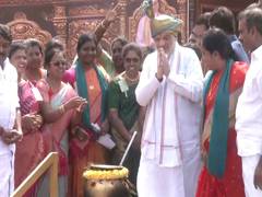 
      
      Amit Shah participates in Pongal festivities in Tiruchirappalli
      
      