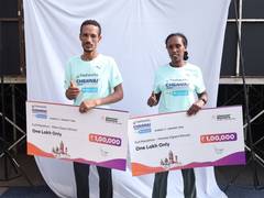 
      
      Ethiopian’s Tsegaye Molla and Senait Kefelegn Lesharge win 
      
      