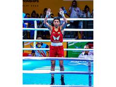 
      
      Senior National Boxing: Nikhat, Minakshi, Lovlina start with wins
      
      