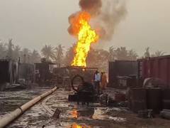 
      
      Konaseema ONGC gas well fire continues to burn for over 24 hours
      
      