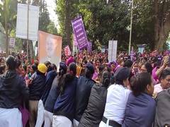
      
      Kolkata: ASHA workers protest for allowance hike to Rs 15,000
      
      