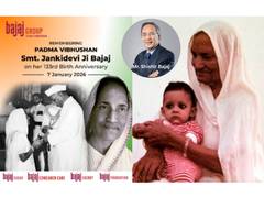 
      
      Shishir Bajaj Remembers Grandmother Jankidevi Ji Bajaj on Her 133
      
      