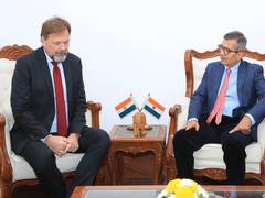 
      
      German Ambassador calls on Defence Secretary Rajesh Kumar Singh
      
      