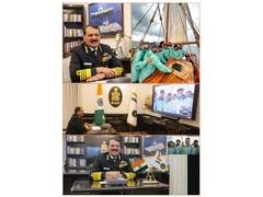 
      
      CNS Tripathi lauds INSV Kaundinya crew on maiden overseas voyage
      
      