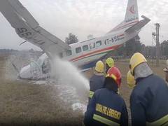 
      
      Odisha: Small aircraft crashes in Rourkela, all passengers safe
      
      