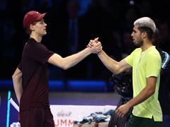 
      
      Alcaraz takes narrow win against Sinner in exhibition match
      
      