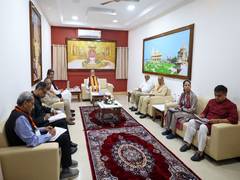 
      
      Gujarat: PM Modi chairs Shree Somnath Trust meeting
      
      