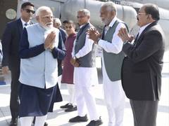 
      
      PM Narendra Modi receives warm welcome in Rajkot
      
      