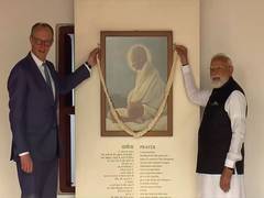 
      
      PM Modi welcomes German Chancellor Merz to India
      
      