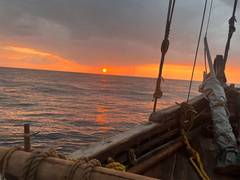 
      
      INSV Kaundinya “Ship of Wood with Men of Steel” closer to Oman
      
      