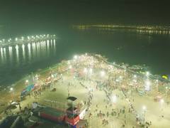 
      
      UP: Over 9 lakh devotees take holy dip at Magh Mela on Ekadas
      
      
