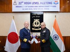 
      
      India, Japan Coast Guards hold 22nd High-Level Meeting in Delhi
      
      