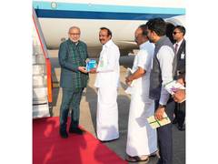 
      
      VP Radhakrishnan arrives in Tamil Nadu for 2-day visit
      
      