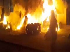 
      
      West Bengal: Fire breaks out in hut adjacent to wall in...
      
      