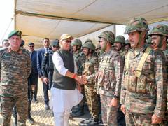
      
      Rajnath Singh greets Indian Army on 78th Army Day
      
      
