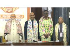 
      
      PM Modi arrives at Parliament to inaugurate 28th CSPOC
      
      