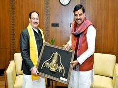 
      
      Madhya Pradesh CM meets BJP National President JP Nadda
      
      