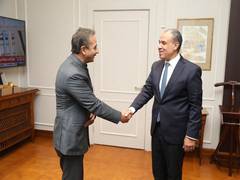 
      
      MoS Kirti Vardhan Singh meets Egyptian Foreign Minister
      
      