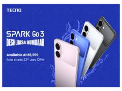 
      
      TECNO Spark Go 3 Goes Live with Best in Segment Durability
      
      