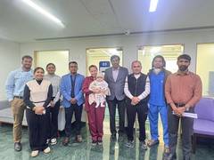 
      
      New lease of life to 1-year-old baby suffering from rare disease
      
      