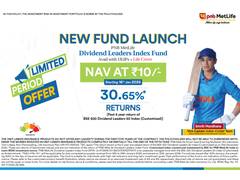 
      
      PNB MetLife Launches Dividend Leaders Index Fund
      
      