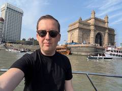 
      
      US Ambassador visits Gateway of India
      
      