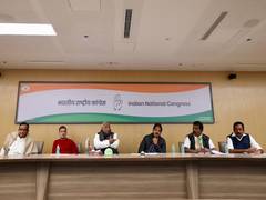 
      
      Congress President Kharge chairs meeting with TN leaders
      
      
