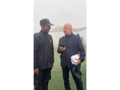 
      
      Anupam Kher wins hearts by gifting a smartphone to watchman
      
      