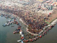 
      
      3 crore devotees took a holy dip on Mauni Amavasya
      
      