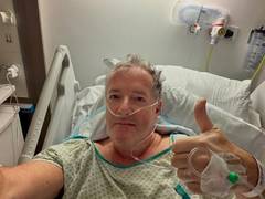 
      
      Piers Morgan shares health update after fall in restaurant 
      
      