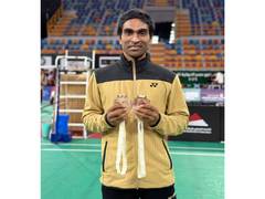 
      
      SPIRO SPATHIS Egypt Para Badminton Int'l: Bhagat, Kadam shine
      
      