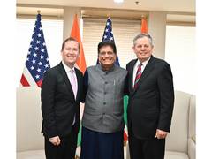 
      
      Piyush Goyal discusses bilateral relationship with US senator Dai
      
      