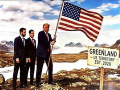 
      
      Trump shares image amid rising heat over arctic territory
      
      