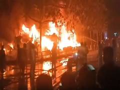 
      
      Odisha: Massive fire destroys over 40 shops at Unit-1 Market
      
      