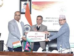
      
      India hands over first tranche of election assistance to Nepal
      
      