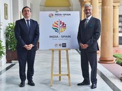 
      
      EAM, Spanish FM jointly unveils India–Spain Dual Year logo
      
      