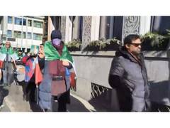 
      
      Iranian nationals protest outside WEF venue in Davos
      
      