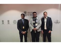 
      
      Dhruv Pandit represented India at WEF 2026 in Davos
      
      