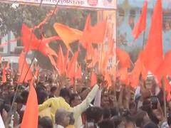 
      
      Hindu procession reaches Bhojshala
      
      
